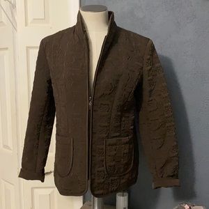 Gallery Brown quilted jacket